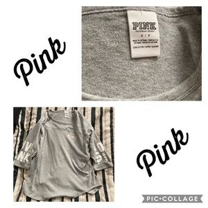 Pink 3/4 Tee